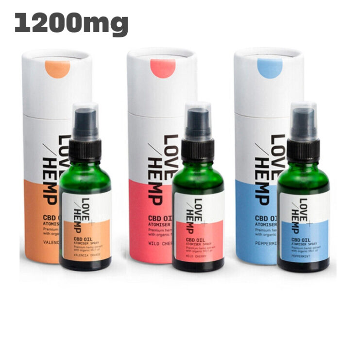 Love Hemp 1200mg 4% CBD Oil Spray – 30ml
