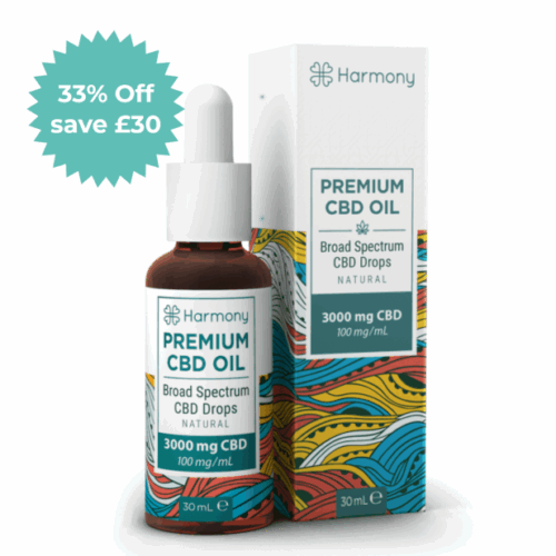 harmony 3000mg broad spectrum oil