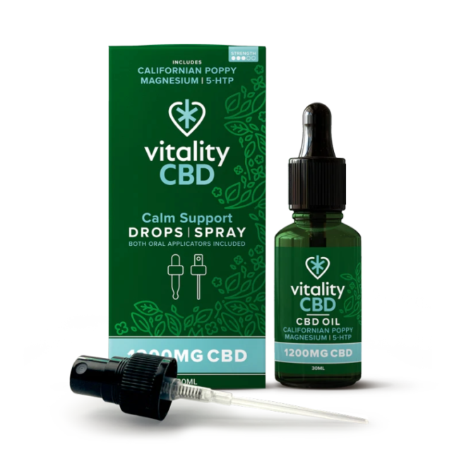 vitality calm support cbd oil
