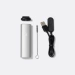 Pax Mini herbal vapouriser in platinum Silver