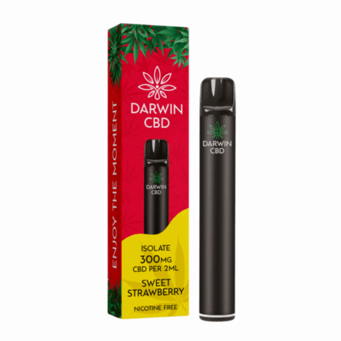 Darwin sweet strawberry 300mg prefilled vape bar